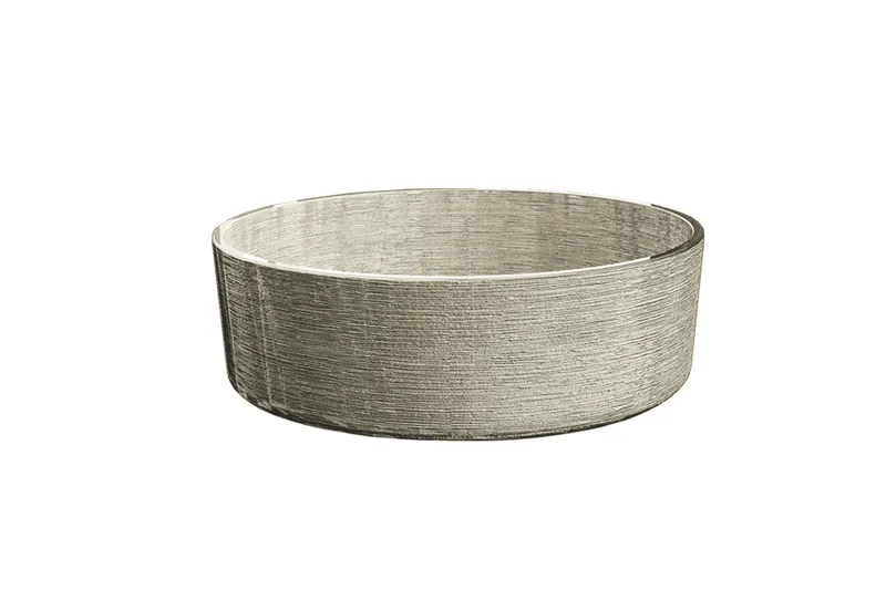 GD Aufsatzb.Metro. Katino,#KATINOMPL Platin, D39,9 x H14,6