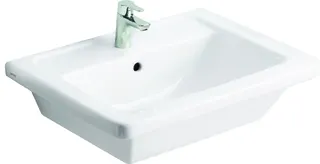 sanibel 3001-Möbel-WT SLIM 650x490mm unterbaufähig eckig Form weiß