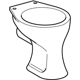 Geberit Bambini Stand-WC für Kinder Flachspüler, H:35cm, weiß, KeraTect – Bild 3