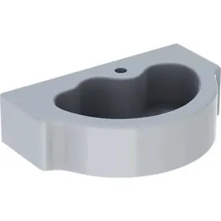 Geberit Bambini Waschtisch für Kinder 60x40cm, mit Hahnloch, ohne Überlauf, weiß – Bild 2