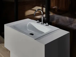 Bette Waschtische Rechteck Lux Einbau Weiß 600x495x120/8mm – Bild 4