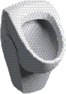 GE Renova Urinal, Zulauf von hinten Abgang nach hinten, weiß