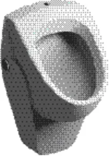 GE Renova Urinal, Zulauf von oben Abgang nach hinten oder unten, weiß