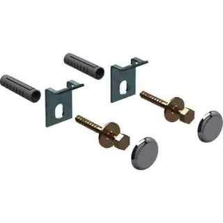 Geberit Befestigungsset für Urinal, Kerafix (2 Stück), verchromt – Bild 2