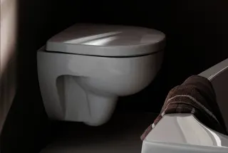 Geberit Renova Compact Wand-WC Tiefspüler verkürzte Ausladung 48cm, weiß, KeraTect – Bild 3