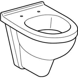 Geberit Renova Comfort Wand-WC Tiefspüler erhöht, weiß – Bild 3
