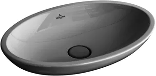 VB Aufsatzwaschbecken Loop&Friends 585x 380mm Oval m. ÜL. Weiß Alpin CeramicPlus