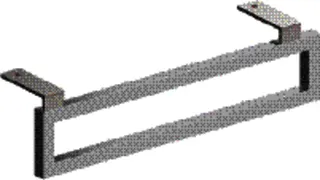 GE Preciosa II Handtuchhalter für Waschtische, chrom