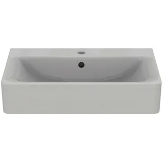 Ideal Standard Waschtisch Connect Cube, 1 Hahnloch, mit Überlauf, 650x460x175mm, Weiß – Bild 4