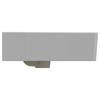Ideal Standard Waschtisch Connect Cube, ohne Hahnloch,mit Überlauf, 600x460x175mm, Weiß mit Ideal Plus