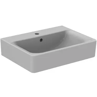 Ideal Standard Waschtisch Connect Cube, 1 Hahnloch, mit Überlauf, 600x460x175mm, Weiß – Bild 3