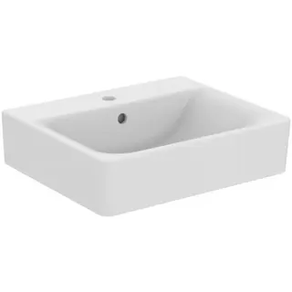 IS Waschtisch Connect Cube, 1Hl., m.Ül., 550x460x175mm, Weiß