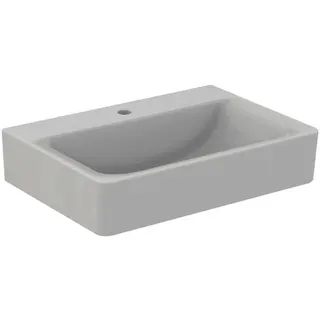 Ideal Standard Waschtisch Connect Cube, 1 Hahnloch, ohne Überlauf, 650x460x175mm, Weiß – Bild 4