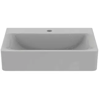 Ideal Standard Waschtisch Connect Cube, 1 Hahnloch, ohne Überlauf, 600x460x175mm, Weiß – Bild 3