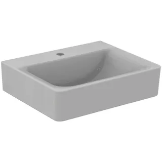 Ideal Standard Waschtisch Connect Cube, 1 Hahnloch, ohne Überlauf, 550x460x175mm, Weiß – Bild 2