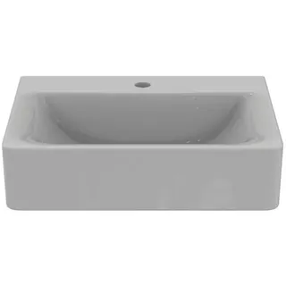 Ideal Standard Waschtisch Connect Cube, 1 Hahnloch, ohne Überlauf, 550x460x175mm, Weiß – Bild 3