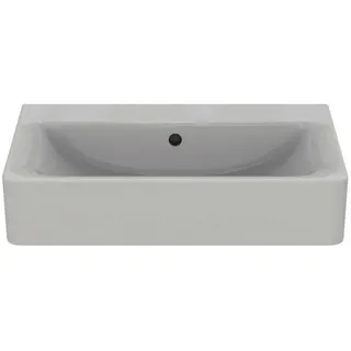 Ideal Standard Waschtisch Connect Cube, ohne Hahnloch,mit Überlauf, 650x460x175mm, Weiß – Bild 4