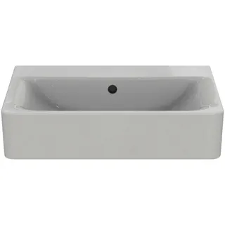 Ideal Standard Waschtisch Connect Cube, ohne Hahnloch,mit Überlauf, 600x460x175mm, Weiß – Bild 2