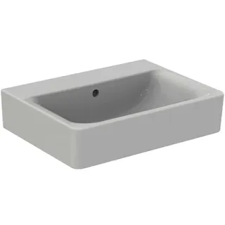 Ideal Standard Waschtisch Connect Cube, ohne Hahnloch,mit Überlauf, 600x460x175mm, Weiß – Bild 4