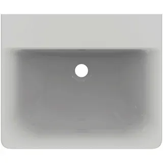 Ideal Standard Waschtisch Connect Cube, ohne Hahnloch,mit Überlauf, 550x460x175mm, Weiß mit Ideal Plus – Bild 4