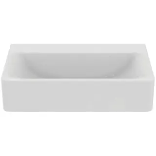 Ideal Standard Waschtisch Connect Cube, ohne Hahnloch,ohne Überlauf, 600x460x175mm, Weiß – Bild 2
