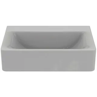 Ideal Standard Waschtisch Connect Cube, ohne Hahnloch,ohne Überlauf, 550x460x175mm, Weiß mit Ideal Plus