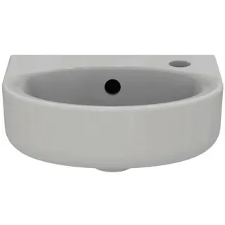 Ideal Standard Handwaschbecken Connect Arc, 1 Hahnloch, mit Überlauf, 350x260x155mm, Weiß – Bild 2