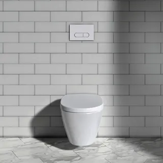Ideal Standard Wandtiefspül-WC Connect, randlos, 360x540x340mm, Weiß – Bild 5