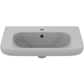 Ideal Standard Waschtisch Contour 21, 1 Hahnloch, mit Überlauf, unterfahrbar, 650x555x175mm, Weiß – Bild 5