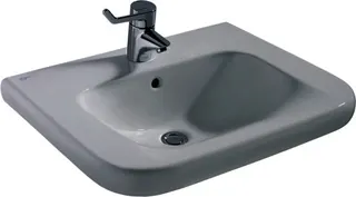 Ideal Standard Waschtisch Contour 21, 1 Hahnloch, mit Überlauf, unterfahrbar, 600x555x175mm, Weiß