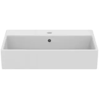 Ideal Standard Aufsatzwaschtisch Strada, 1 Hahnloch, mit Überlauf, 600x420x145mm, Weiß – Bild 2