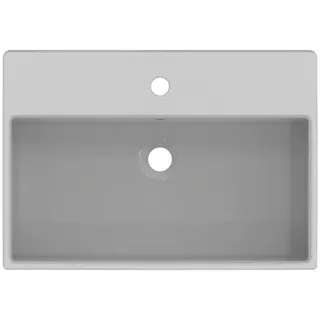 Ideal Standard Aufsatzwaschtisch Strada, 1 Hahnloch, mit Überlauf, 600x420x145mm, Weiß – Bild 4