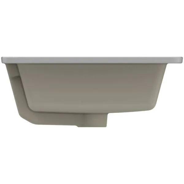 Ideal Standard Einbauwaschtisch Strada, ohne Hahnloch, mit Überlauf, 595x435x170mm, Weiß m. IP