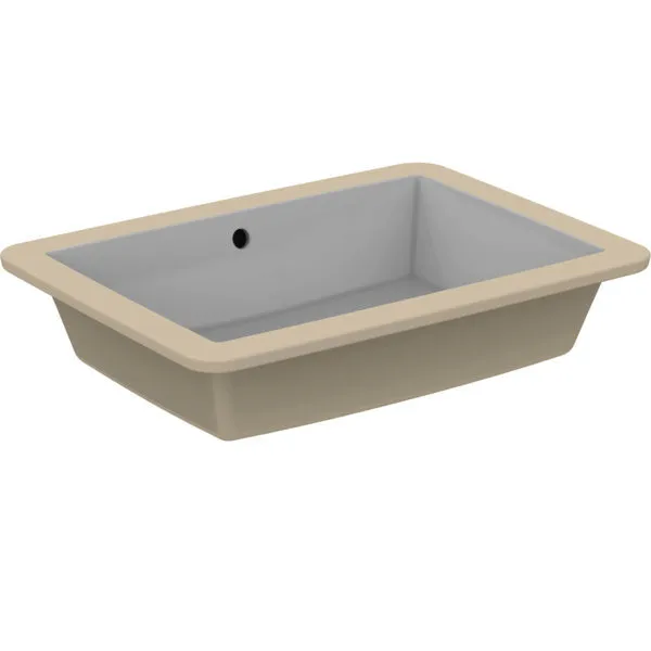 Ideal Standard Unterbauwaschtisch Strada, ohne Hahnloch, mit Überlauf, 595x435x170mm, Weiß