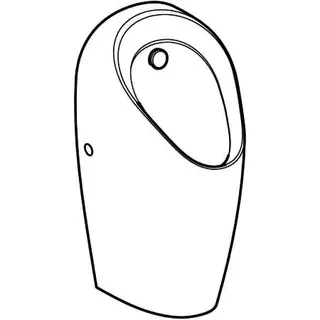 Geberit Selva Urinal, für UP-Strg. Zulauf hinten, weiß – Bild 3