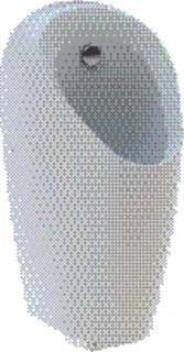 GE Selva Urinal, mit integr. Strg., Netz Zulauf hinten, weiß