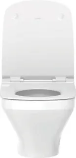 Duravit Wand-WC DuraStyle 540 mm Tiefspüler, rimless, Durafix, weiß – Bild 5
