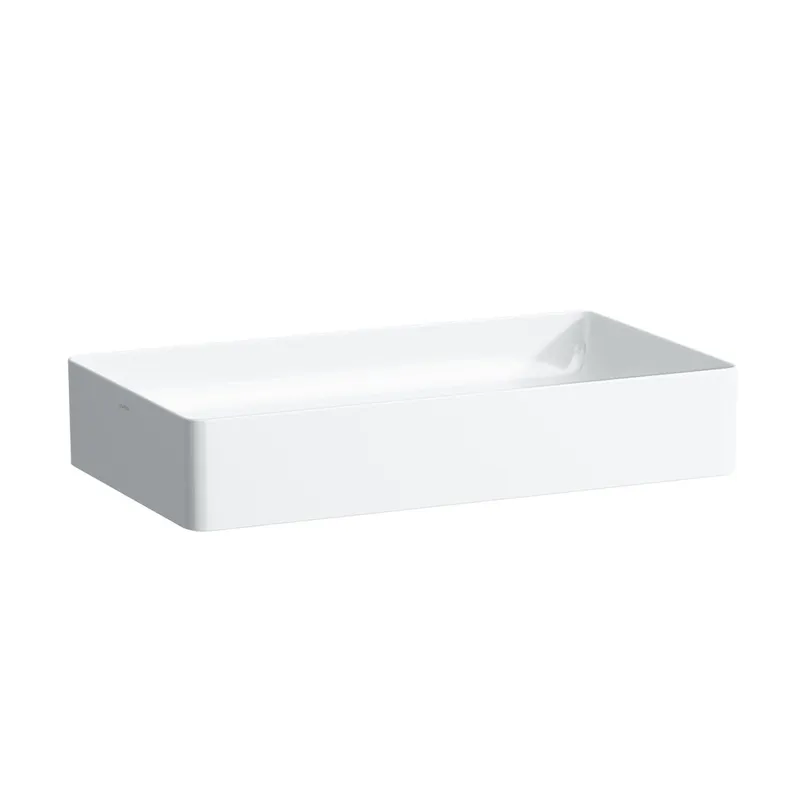 Laufen Waschtisch-Schale LIVING Saphirkeramik 340x600x110 ohne Hahnloch ohne Überlauf LCC weiß