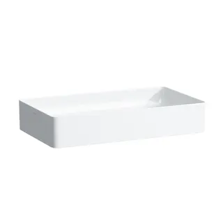 Laufen Waschtisch-Schale LIVING Saphirkeramik 340x600x110 ohne Hahnloch ohne Überlauf LCC weiß