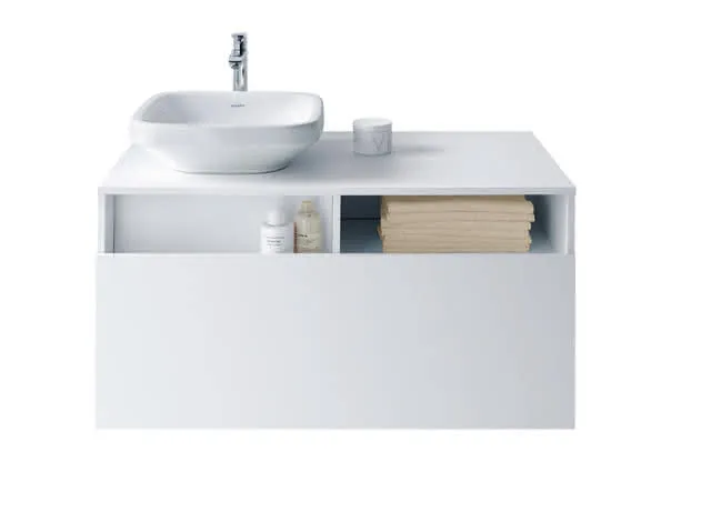 Duravit Aufsatzbecken DuraStyle 430 mm o.ÜL, o.HLB, geschliffen, weiß