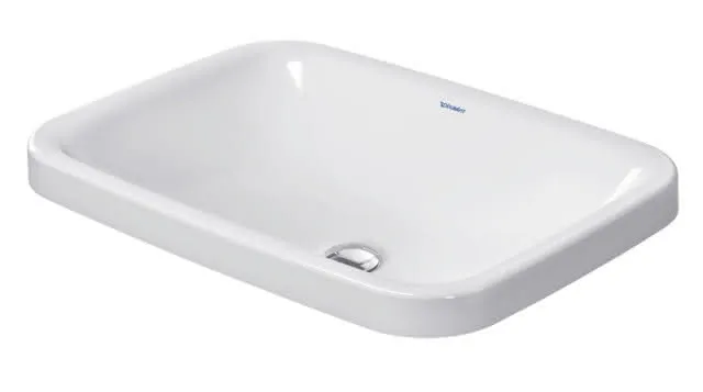 Duravit Einbauwaschtisch DuraStyle 600 mm EB v.oben, o.ÜL, o.HLB, weiß