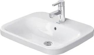 Duravit Einbauwaschtisch DuraStyle 560 mm EB v.oben, m.ÜL, m.HLB, 1 HL, weiß WG – Bild 2