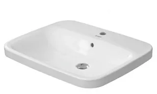 Duravit Einbauwaschtisch DuraStyle 615 mm EB v.oben, m.ÜL, m.HLB, 1 HL, weiß