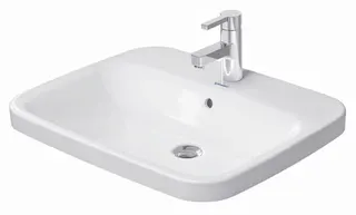 Duravit Einbauwaschtisch DuraStyle 615 mm EB v.oben, m.ÜL, m.HLB, 1 HL, weiß – Bild 2