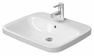 Duravit Einbauwaschtisch DuraStyle 615 mm EB v.oben, m.ÜL, m.HLB, 1 HL, weiß WG – Bild 2