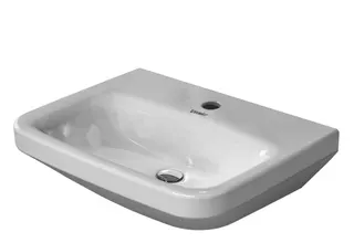 DU Handwaschbecken DuraStyle 450 mm ohne ÜL, mit HLB, 1 HL, weiß