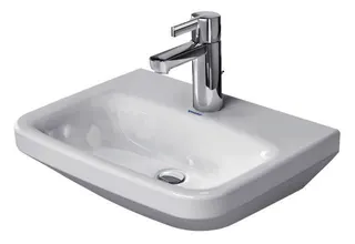 Duravit Handwaschbecken DuraStyle 450 mm ohne ÜL, mit HLB, 1 HL, weiß – Bild 3