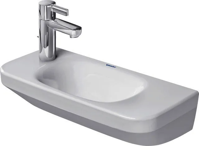 Duravit Handwaschbecken DuraStyle 500 mm ohne ÜL, mit HLB, HL links, weiß