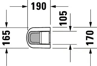 Duravit Standsäule DuraStyle für 231965, 231960, 231955, weiß – Bild 3