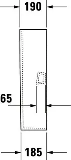 Duravit Standsäule DuraStyle für 231965, 231960, 231955, weiß – Bild 5
